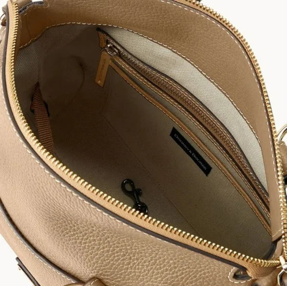 Dooney & Bourke Sorrento Leather Satchel. - Picture 5 of 5